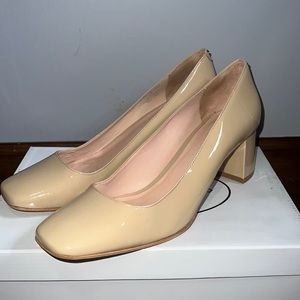 KATE SPADE NUDE BLOCK HEELS